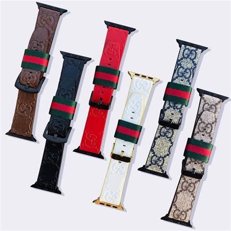 gucci watch bands apple|luxury apple watch bands gucci.